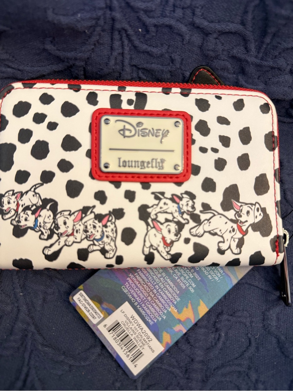 Cruella Dalmatian Graphic Faux-Fur Backpack - Black & White - Picture 9 of 11